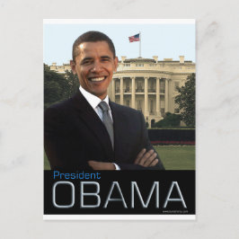 Präsident Obama Postkarte