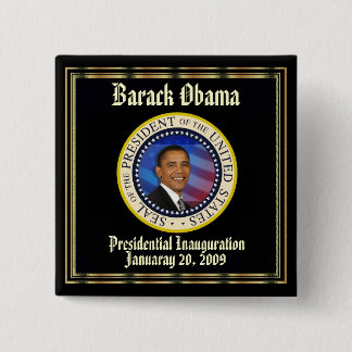Präsident Obama Presidential Inauguration Button
