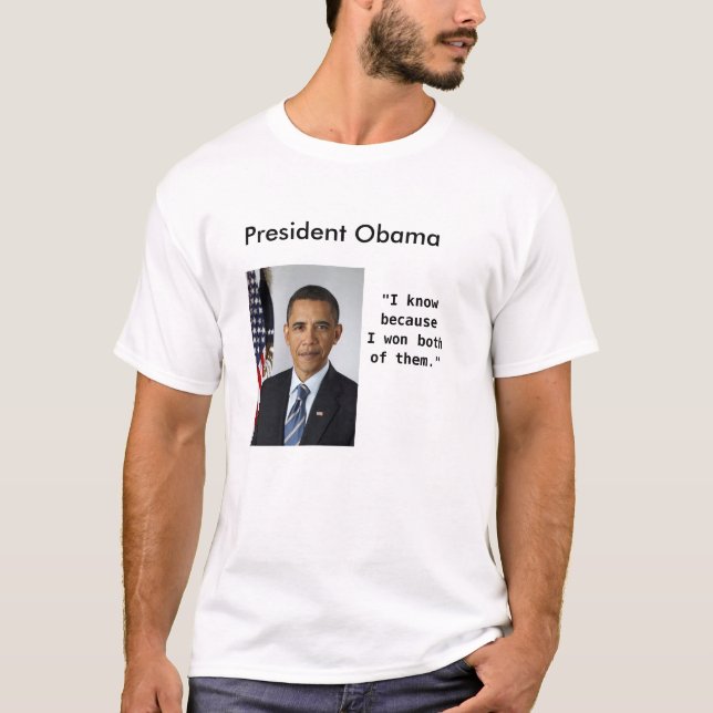 Präsident Obama Quotes T-Shirt (Vorderseite)
