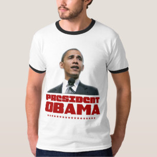 Präsident Obama Red Ringer T-Shirt