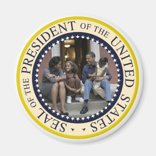 Präsident Obama Sammlerstücke Magnet (Vorne)