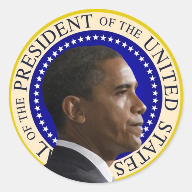 Präsident Obama Stickers (Vorderseite)
