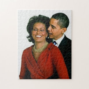 PRÄSIDENT OBAMA UND ERSTES LADY-PUZZLE PUZZLE