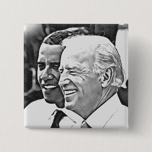 Präsident Obama und Vizepräsident Biden Button (Vorderseite)