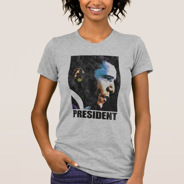 Präsident Obama Vintage T-Shirt (Vorderseite)