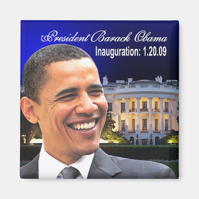 Präsident Obama White House Magnet (Vorne)