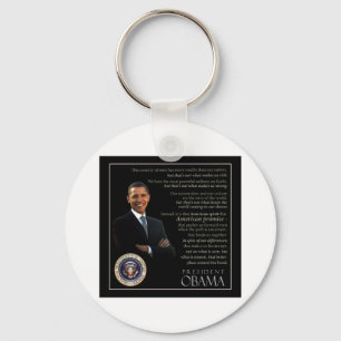 Präsident Obama Zitat Schlüsselanhänger