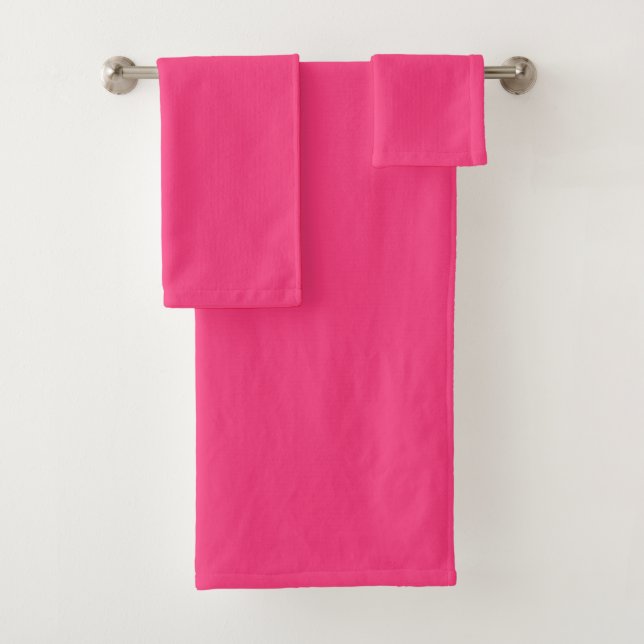 Präsident Pink Badhandtuch Set (Insitu)