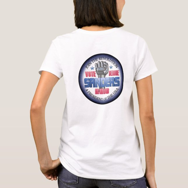Präsident Political Revolution T-Shirt (Rückseite)