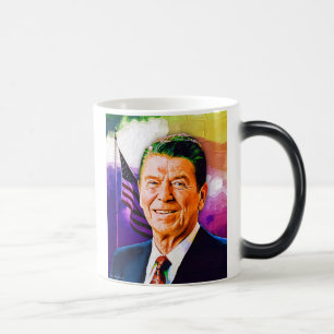 Präsident Reagan Verwandlungstasse