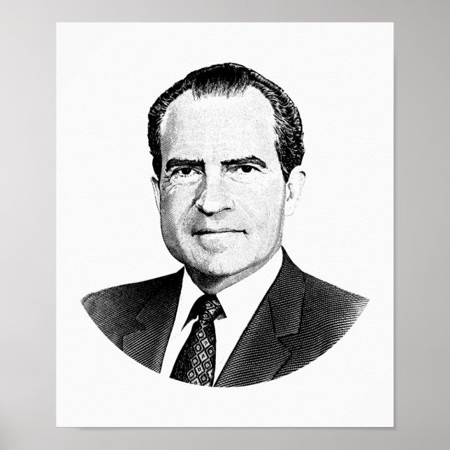 Präsident Richard Nixon Graphic Poster (Vorne)