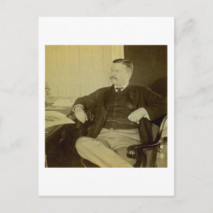Präsident Roosevelt an seinem Schreibtisch im Weiß Postkarte