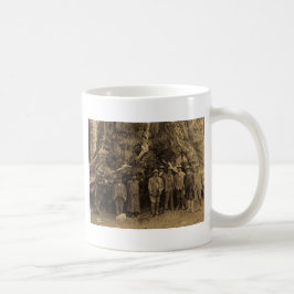 Präsident Roosevelt und John Muir (Sepia) 1903 Kaffeetasse