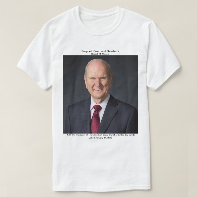 Präsident Russell M. Nelson T-Shirt (Design vorne)