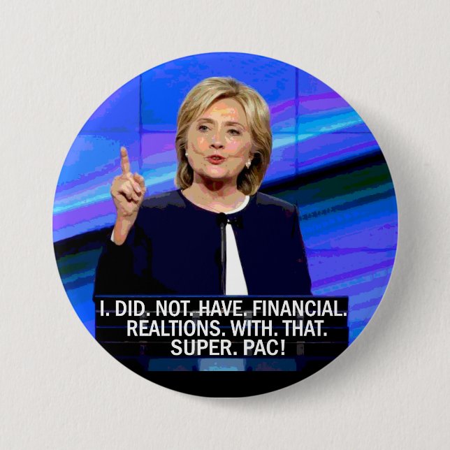 Präsident Super-Pac Button (Vorderseite)