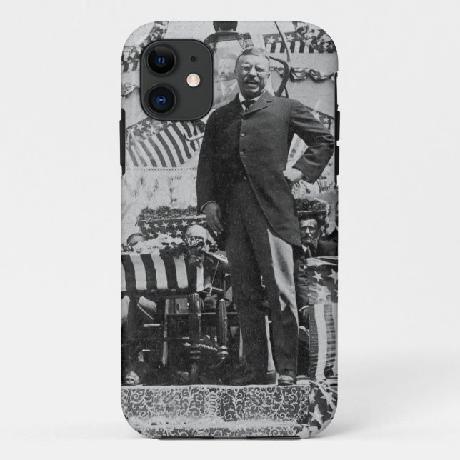 Präsident Theodore Roosevelt in Wyoming Case-Mate iPhone Hülle (Rückseite)