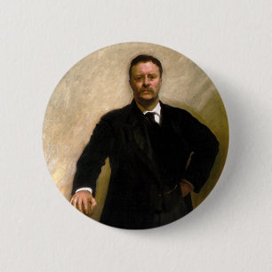 Präsident Theodore Roosevelt John Singer Sargent Button