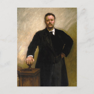 Präsident Theodore Roosevelt John Singer Sargent Postkarte