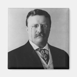 Präsident Theodore Roosevelt Portrait Magnet