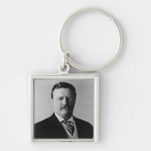 Präsident Theodore Roosevelt Portrait Schlüsselanh Schlüsselanhänger