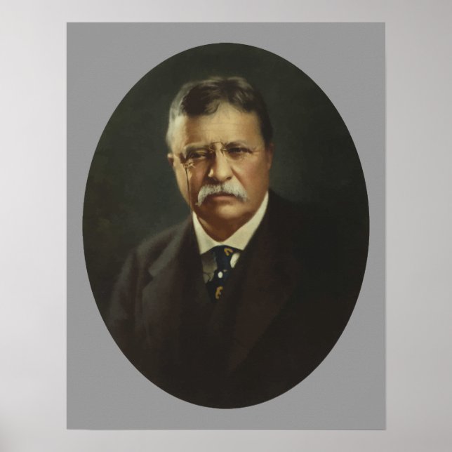 Präsident Theodore Roosevelt Poster (Vorne)
