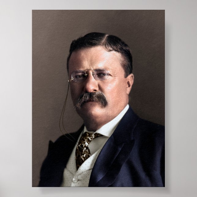 Präsident Theodore Roosevelt Poster (Vorne)