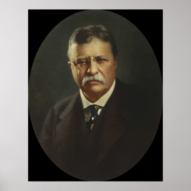 Präsident Theodore Roosevelt Poster (Vorne)