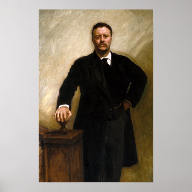 Präsident Theodore Roosevelt Poster (Vorne)