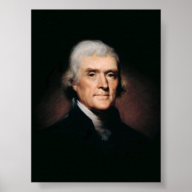 Präsident Thomas Jefferson Poster (Vorne)