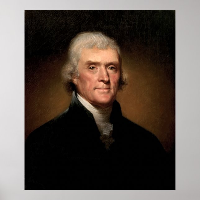 Präsident Thomas Jefferson Poster (Vorne)