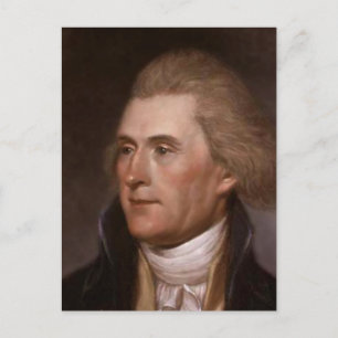 Präsident Thomas Jefferson Postkarte