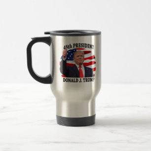 PRÄSIDENT TRAVEL MUG DONALD- TRUMP45. REISEBECHER
