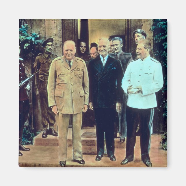 Präsident Truman und Joseph Stalin Magnet (Vorne)