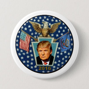 Präsident Trump 2016 Button