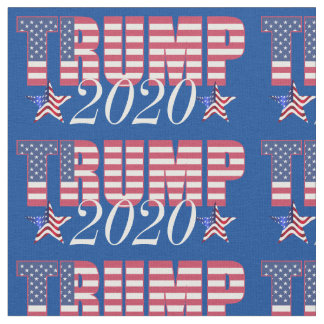 Präsident Trump 2020 Pattern Fabric Stoff