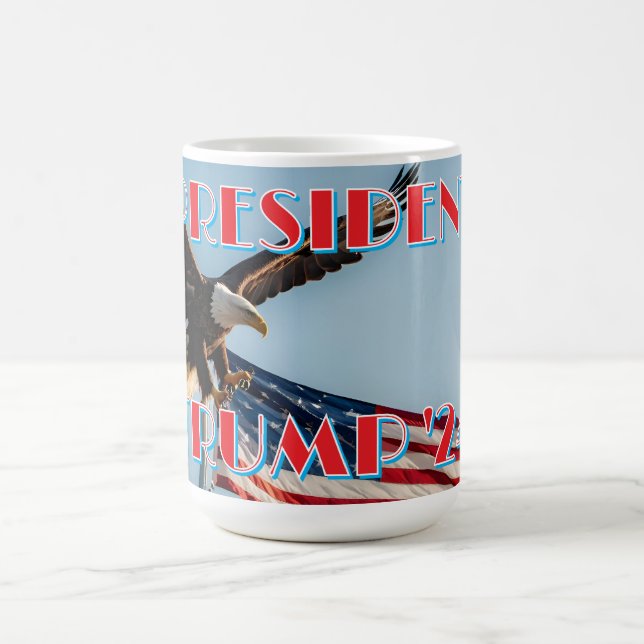 PRÄSIDENT TRUMP 2024 KAFFEETASSE (Mittel)
