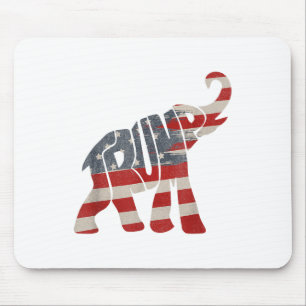 Präsident Trump 2024 Republikaner Elephant Trump Mousepad
