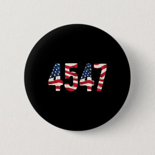 Präsident Trump 2024 Vintage 45 47 USA abgenutzt Button