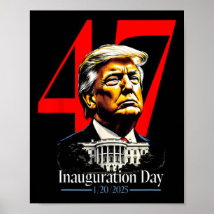 Präsident Trump 2025 Amtseinführungstag Poster