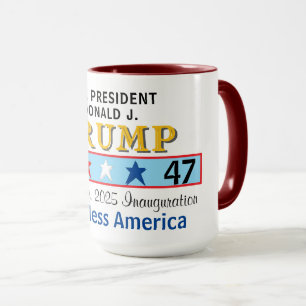 Präsident Trump 45 47 Amtseinführung Tasse