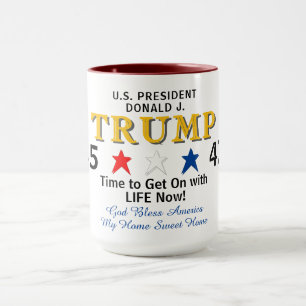 Präsident Trump 45 47 Red White Blue Tasse