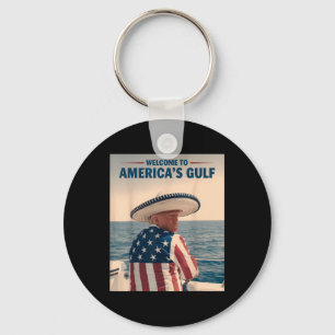 Präsident Trump Americas Golf Mexico Sombrero Amer Schlüsselanhänger