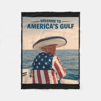 Präsident Trump Amerikas Golf-Mexiko Sombrero Ame Fleecedecke