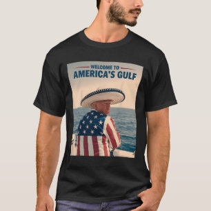 Präsident Trump Amerikas Golf-Mexiko Sombrero Ame T-Shirt