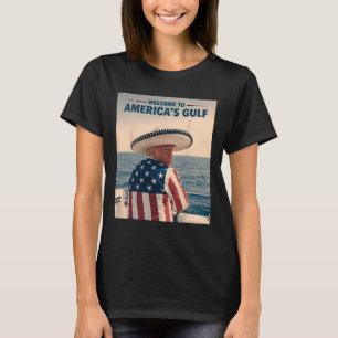 Präsident Trump Amerikas Golf-Mexiko Sombrero Ame T-Shirt