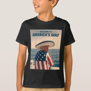 Präsident Trump Amerikas Golf-Mexiko Sombrero Ame T-Shirt
