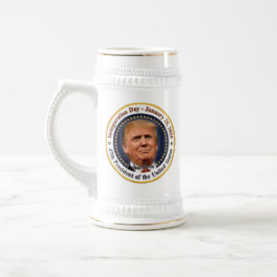 Präsident Trump Amtseinführungsfeier 20. Januar 20 Bierglas