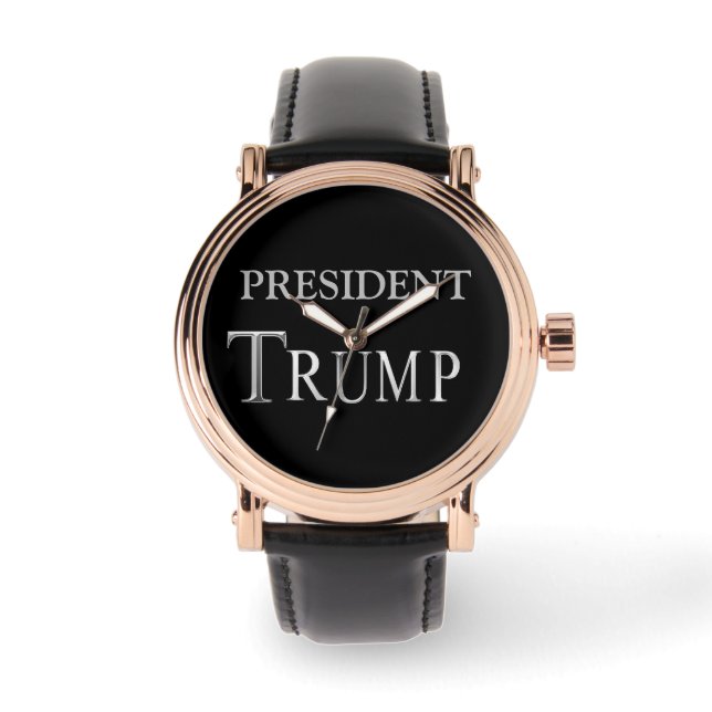 PRÄSIDENT TRUMP ARMBANDUHR (Vorderseite)