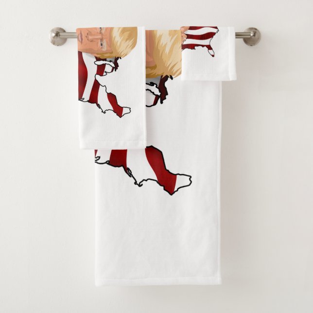 Präsident Trump Badhandtuch Set (Insitu)