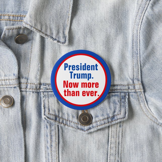 Präsident Trump Button (Beispiel)